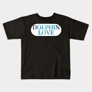 Dolphin love. Kids T-Shirt